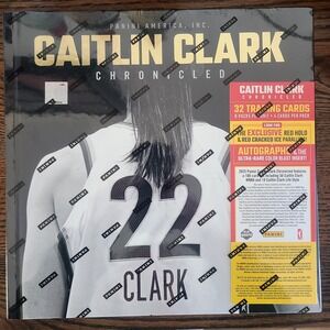 Caitlin Clark Chronicled LIMITED EDITION PANINI EXCLUSIVE SEALED 32 cards NEW